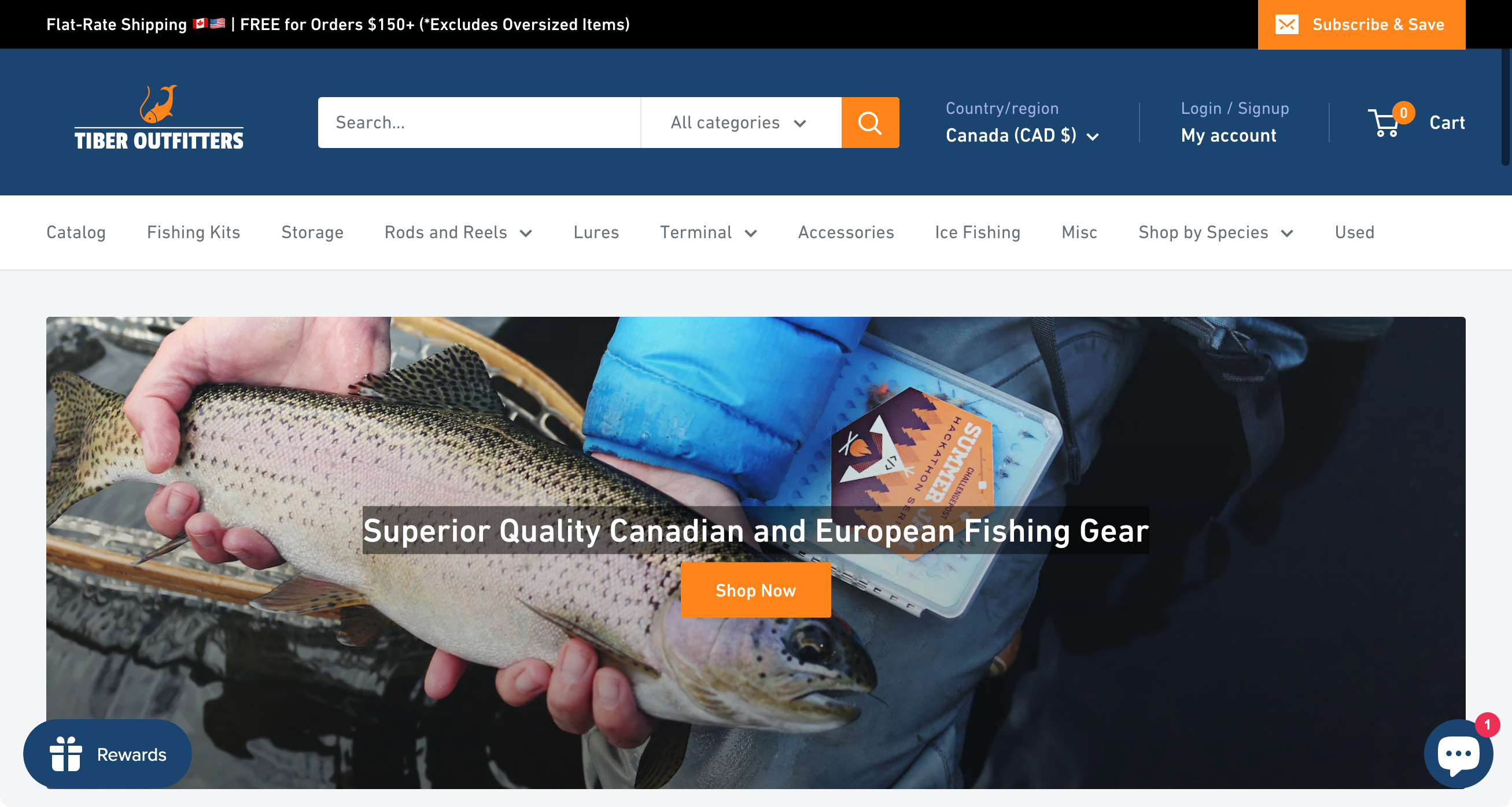 Tiber Outfitters - Superior Quality Canadian and European Fishing Gear